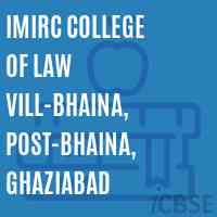 Imirc College of Law Vill-Bhaina, Post-Bhaina, Ghaziabad Logo
