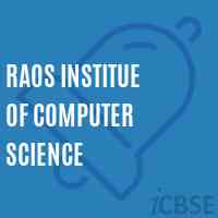 Raos Institue of Computer Science College Logo