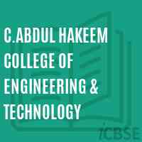 C.Abdul Hakeem College of Engineering & Technology Logo