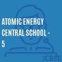 Atomic Energy Central School - 5 Logo