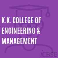 K.K. College of Engineering & Management Logo