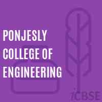 Ponjesly College of Engineering Logo