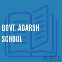 Govt. Adarsh School Logo