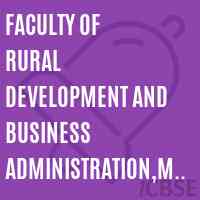 Faculty of Rural Development and Business Administration,Mahatma Gandhi Chitrakoot University, Chitrakoot Satana M.P Logo