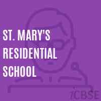St. Mary's Residential School Logo