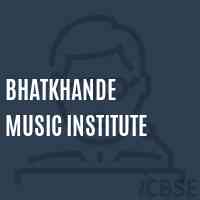 Bhatkhande Music Institute Logo