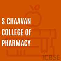 S.Chaavan College of Pharmacy Logo