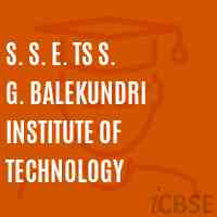 S. S. E. Ts S. G. Balekundri Institute of Technology Logo