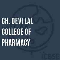 Ch. Devi Lal College of Pharmacy Logo