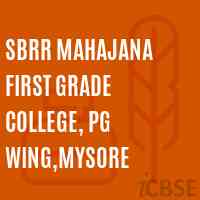 Sbrr Mahajana First Grade College, Pg Wing,Mysore Logo