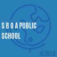 S B O A Public School Logo