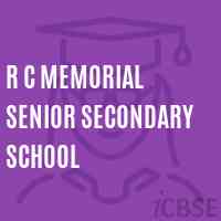 R C Memorial Senior Secondary School Logo