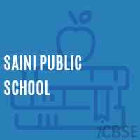 Saini Public School Logo