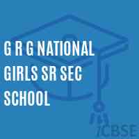 G R G National Girls Sr Sec School Logo