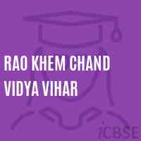 Rao Khem Chand Vidya Vihar School Logo