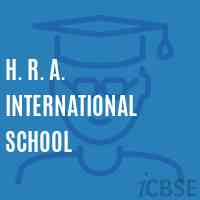 H. R. A. International School Logo