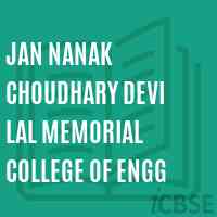 Jan Nanak Choudhary Devi Lal Memorial College of Engg Logo
