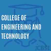 College of Engineering and Technology Logo