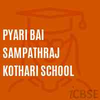 Pyari Bai Sampathraj Kothari School Logo