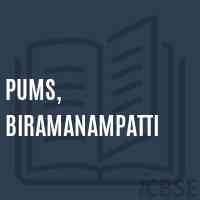 Pums, Biramanampatti Middle School Logo