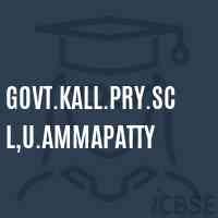 Govt.Kall.Pry.Scl,U.Ammapatty Primary School Logo