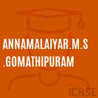 Annamalaiyar.M.S.Gomathipuram Senior Secondary School Logo