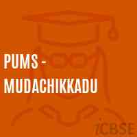 Pums - Mudachikkadu Middle School Logo