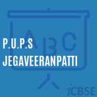 P.U.P.S Jegaveeranpatti Primary School Logo