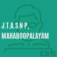 J.T.A.S N P, Mahaboopalayam Primary School Logo