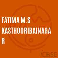 Fatima M.S Kasthooribainagar Middle School Logo
