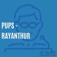 Pups - Rayanthur Primary School Logo