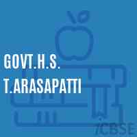 Govt.H.S. T.Arasapatti Secondary School Logo
