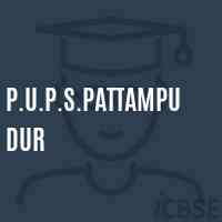 P.U.P.S.Pattampudur Primary School Logo
