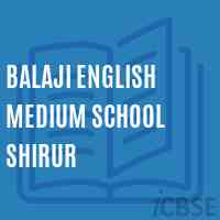 Balaji English Medium School Shirur Logo