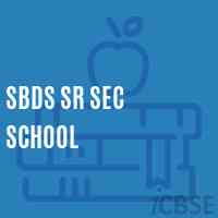 SBDS SR SEC School Logo