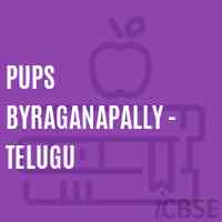 Pups Byraganapally - Telugu Primary School Logo