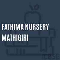 Fathima Nursery Mathigiri Primary School Logo