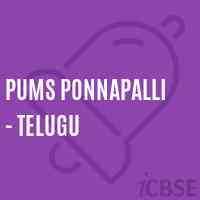 Pums Ponnapalli - Telugu Middle School Logo