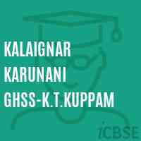 Kalaignar Karunani Ghss-K.T.Kuppam High School Logo