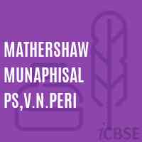 Mathershaw Munaphisal Ps,V.N.Peri Primary School Logo