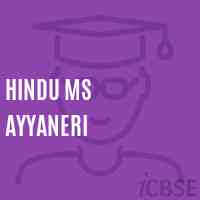 Hindu Ms Ayyaneri Middle School Logo