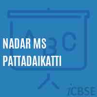 Nadar Ms Pattadaikatti Middle School Logo