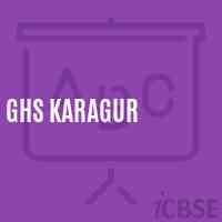 Ghs Karagur Secondary School Logo
