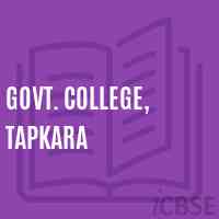 Govt. College, Tapkara Logo