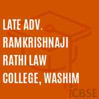 Late Adv. Ramkrishnaji Rathi Law College, Washim Logo