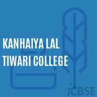 Kanhaiya Lal Tiwari College Logo