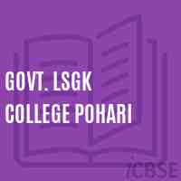Govt. Lsgk College Pohari Logo