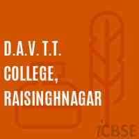 D.A.V. T.T. College, Raisinghnagar Logo