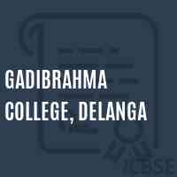 Gadibrahma College, Delanga Logo