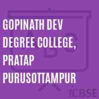 Gopinath Dev Degree College, Pratap Purusottampur Logo